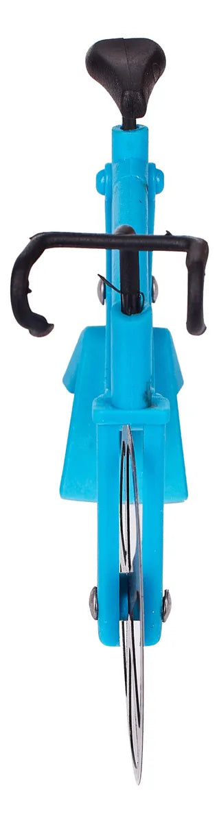 Cortador De Pizza Diseño Bicicleta. Azul Claro