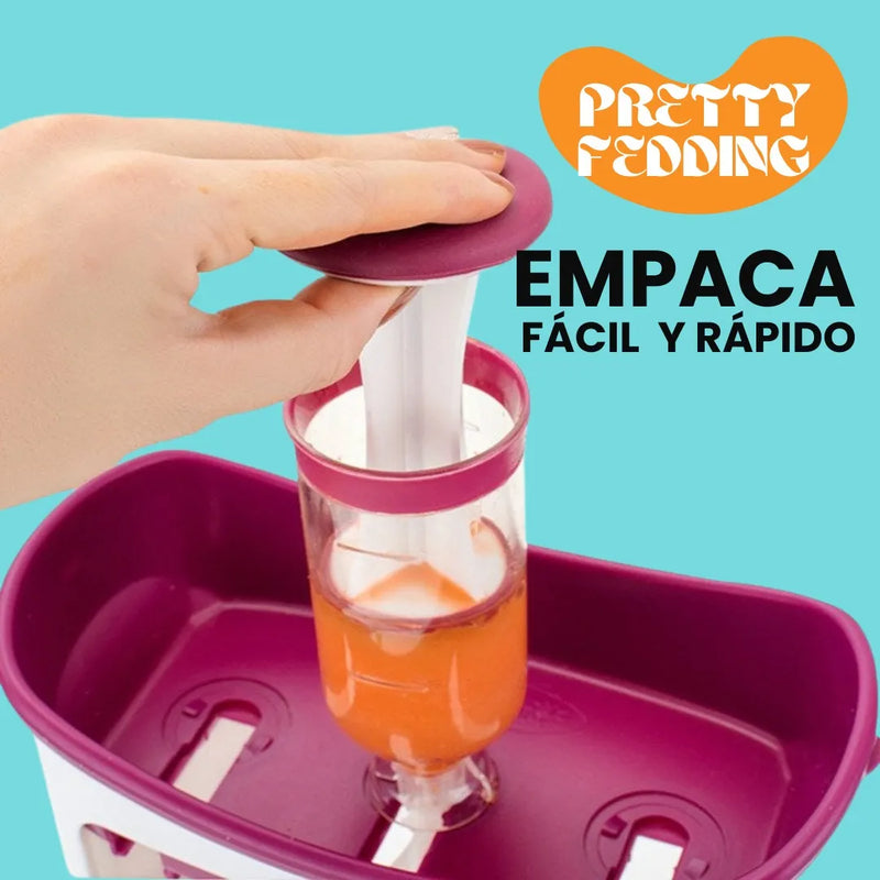 Dispensador Compota Bolsa Estación Papilla Bebe Extractor