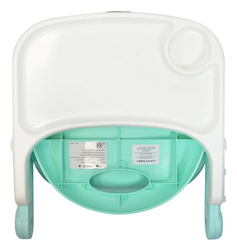 Silla Comedor Bebe 3en1 Happy Baby Azul Cp7000