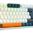 Teclado Gamer Redragon Trundle K668wbo Rgb Spanish Teclado Blanco Idioma Español