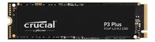 Disco Ssd Crucial 1tb P3 Plus M.2 2280 Nvme Gen 4 X4 5000mbs Negro