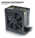 Fuente de poder para PC Segotep GN650W 650W negra