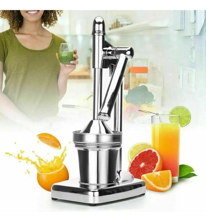 Exprimidor Manual De Jugos Presión Gris Oscuro