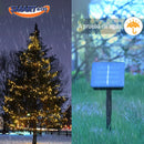 Luces Navideñas Luz Led Solar 50m Control Navidad Guirnalda Multicolor