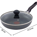 Sartén Imusa Cambiatón 24cm Antiadherente Tapa De Vidrio Color Gris oscuro