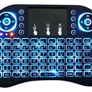 Mini Teclado Inalambrico Noga Con Mouse Para Smart Tv Ps3 Pc Xbox Negro