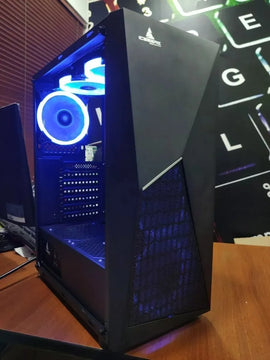 Gabinete Caja Iceberg Turbo Z8 + 5 Ventiladores 120mm Negro