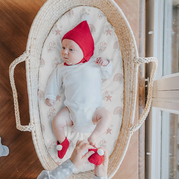 Gllquen Baby Paquete De 4 Sbanas Para Moiss, Transpirables Y