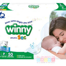 Pañal Winny Ultratrim Sec Etapa 1 50 Unidades Oferta Pequeño (p) Sin Género