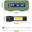Linterna táctica recargable Ditro MINI LN961 cor negro luz blanco