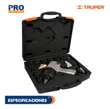 Llave De Impacto 1/2''industrial Con Accesorios Truper 18281 Color Gris
