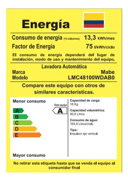 Lavadora Mabe Semiautomática Lmc48100wdab0 Diamond Gris