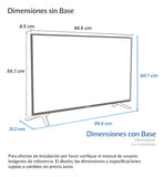 Televisor 43 Pulgadas Smart Google Tv Tg81 Challenger