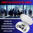 Audifonos De Traduccion Instantaneos De Idioma Inalámbricos Blanco
