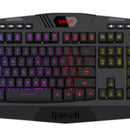 Teclado gamer Redragon Harpe Pro K503A RGB QWERTY español color negro con luz RGB