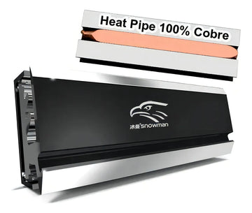 Disipador de calor M.2 Nvme Snowman con tubo de calor de cobre