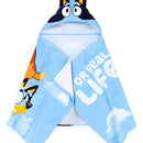 Toalla De Algodón Con Capucha Para Niños Bluey Azul Acero