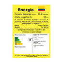 Nevera No Frost Challenger 249L Brutos Serie Lumina Color Titanium