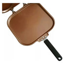 Sarten Pancakes Doble Cara Antiadherente 4 Moldes Desayunos Diseño