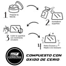 Oxido Cerio 40gr + Limpiavidrios + Paño