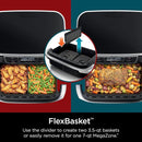Freidora Air Fryer Ninja Dz071 6 En 1 2 Cestas 6.8 Lts