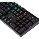 Teclado Gamer Redragon Mitra K551 Spanish Red Switch Black Teclado Negro Idioma Español España