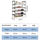 Organizador Zapatero Metálico 6 Niveles Shoe Rack