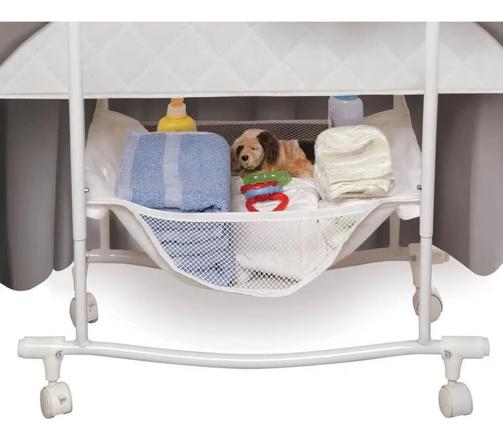 Tejón Cesta Majestad Bebé Moisés Con Dosel Grises Y