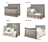 Cuna Convertible Clásica 4 En 1 De Madera No Tóxica