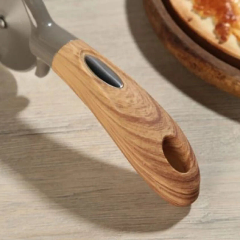 Cortador Pizza Acero Mango Wood Home