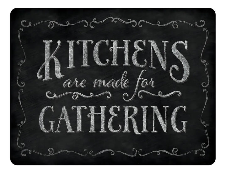 Chalk It Up Kitchens Están Hechas Para Recolectar Tablas D. Color Negro/Blanco