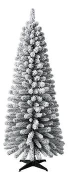 Árbol De Navidad Nevado 319 Ramas-198 Cm Verde