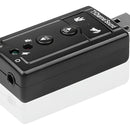 Tarjeta De Sonido Usb 7.1 Control De Volumen Adaptador