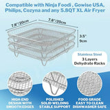 Accesorios Para Air Fryer Con 8pcs Funda Para Pies - Racks D