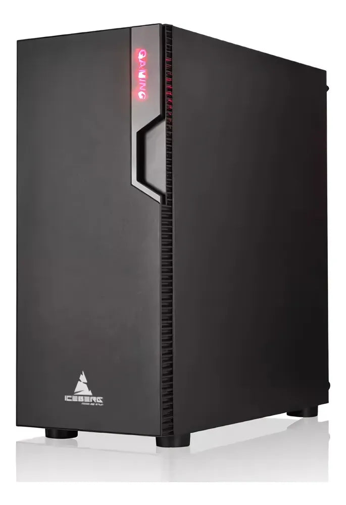 Gabinete Gamer Iceberg Glacius V2 Negro Vidrio +1 Fan 120mm