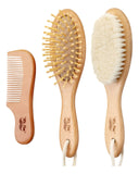 Juego De Cepillo Y Peine Para Bebes Suaves Y Naturales.