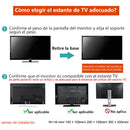 Soporte Pantalla Tv Pared Vesa 14 A 42 Pulgadas Brazo Articu Color Negro