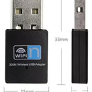 Tarjeta De Red Wifi Adaptador Usb Inalámbrico 300m Wd-3505b