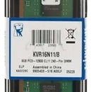 Memoria RAM ValueRAM color verde 8GB Kingston KVR16N11/8