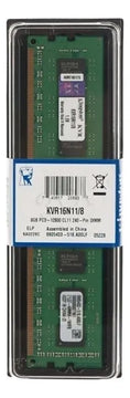 Memoria RAM ValueRAM color verde 8GB Kingston KVR16N11/8