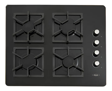 Estufa De Empotrar Tandoori Cristal 66x54 Gas Natural Haceb Color Negro