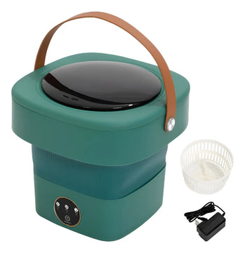 Mini Lavadora Plegable Portátil De 4l Verde