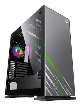 Chasis Gamer Gamemax Vega Pro Grey Verde
