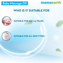 Mamaearth Aceite De Masaje Calmante Para Bebés | Hidrataci.