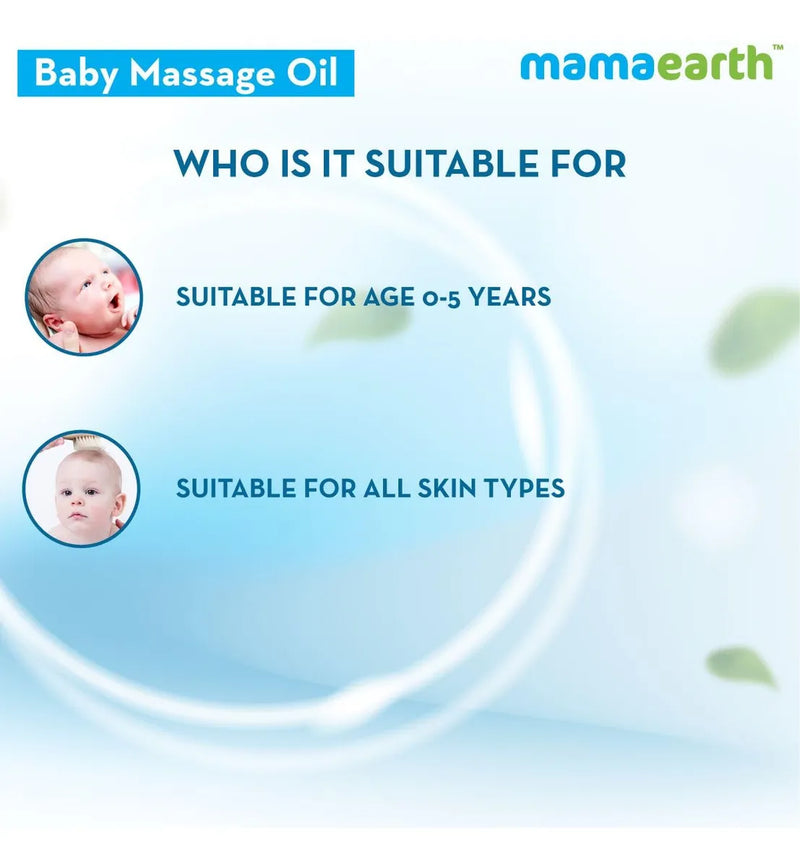 Mamaearth Aceite De Masaje Calmante Para Bebés | Hidrataci.