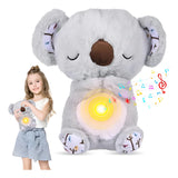 Peluche Que Respira Koala Con Movimiento Juguete Relajante Color Rosa