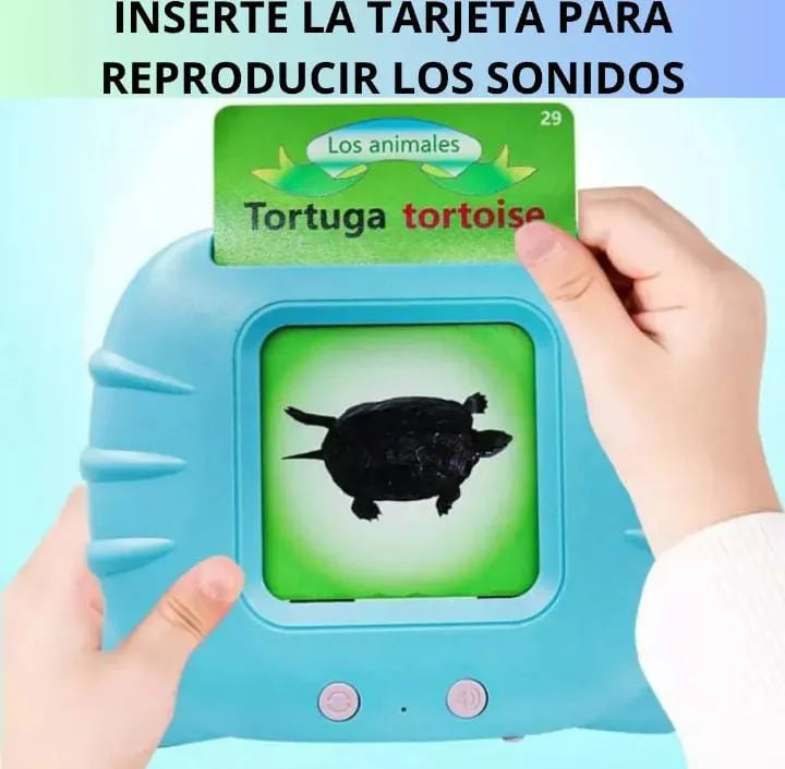 Lector Tarjetas Interactivas Educación Temprana Español-ingl Azul, Rosa