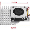 Disipador Con Ventilador Activo Para Raspberry Pi 5