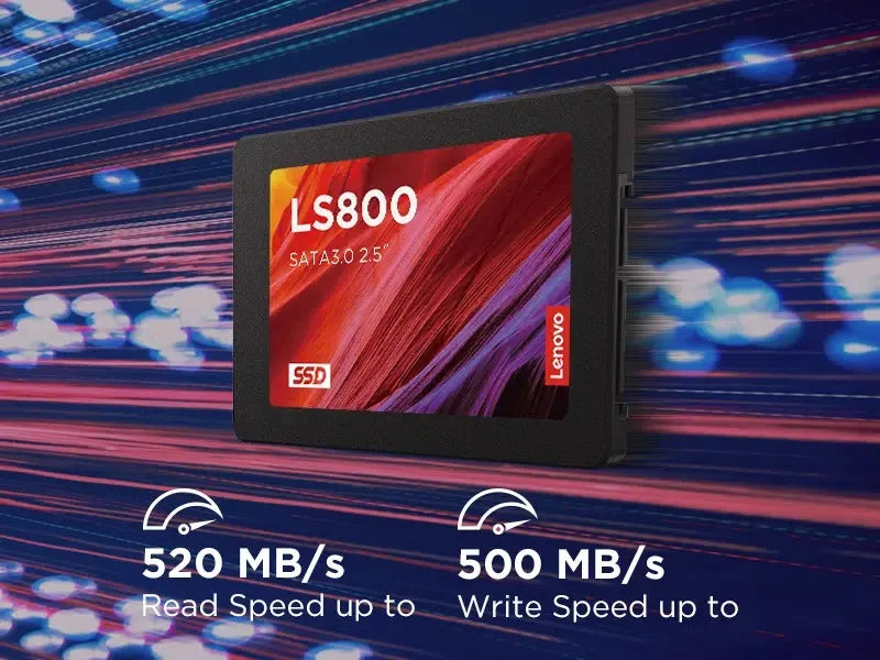 Disco Sólido Ssd Interno Lenovo Ls800 5sd1n53074 Solido 480gb Negro