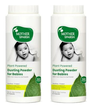 Polvo Natural Sin Talco Para Bebés, 100 G (pack De 2)
